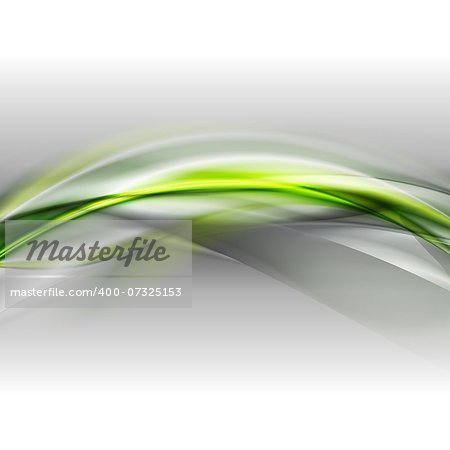Bright glow waves vector background
