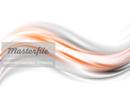 Abstract glow waves vector background