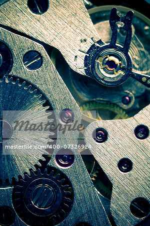 Macro Mechanical Gear Background / split toting