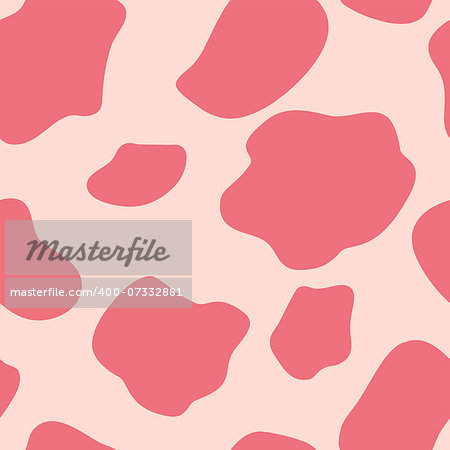 Cow Seamless Pattern Background Vector Illustration