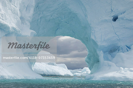 Iceberg along the Antarctic Peninsula.
