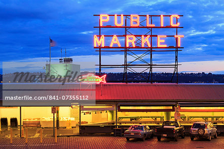 Pike Place Market, Seattle, Washington State, United States of America, North America