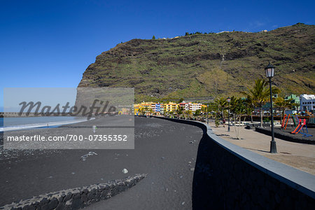 Harbour and Beach of Puerto de Tazacorte, La Palma, Santa Cruz de Tenerife, Canary Islands Harbour and Beach of Puerto de Tazacorte, La Palma, Santa Cruz de Tenerife, Canary Islands