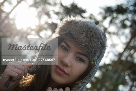 Young Woman Outdoors, Mannheim, Baden-Wurttemberg, Germany