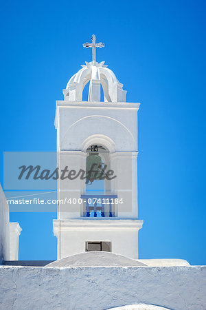 An image of a nice church bell at Santorini Greece