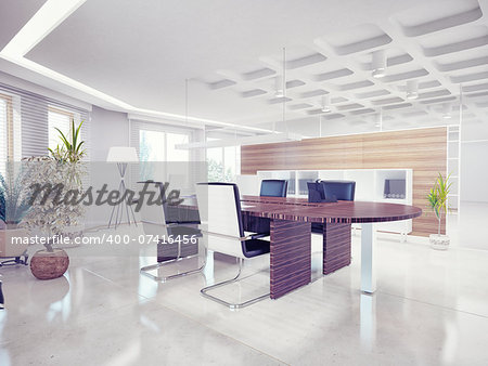 modern office interior. design concept