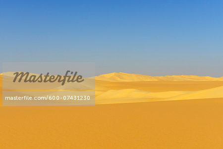 Overview of Sand Dunes, Matruh, Great Sand Sea, Libyan Desert, Sahara Desert, Egypt, North Africa, Africa Overview of Sand Dunes, Matruh, Great Sand Sea, Libyan Desert, Sahara Desert, Egypt, North Africa, Africa