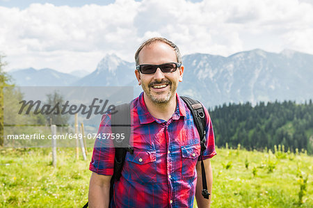 Portrait of mid adult man, Tyrol, Austria