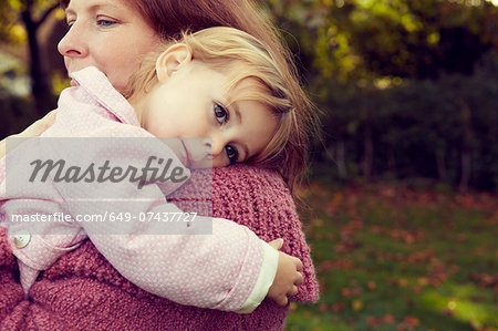 Mother hugging daughter Mother hugging daughter