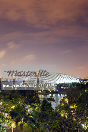 Gardens by the Bay Cloud Forest Botanic Garden, Singapore, Southeast Asia, Asia