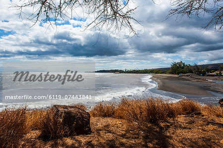 Glass beach in Port Allen, Kauai, Hawaii, United States of America, Pacific