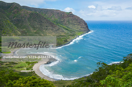 Halawa Bay on the island of Molokai, Hawaii, United States of America, Pacific Halawa Bay on the island of Molokai, Hawaii, United States of America, Pacific