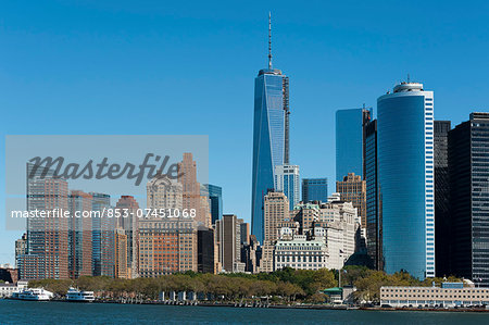 Skyline of Manhattan, New York, USA