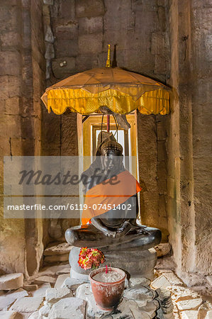 Shrine in Bayon Temple in Angkor Thom, Angkor, UNESCO World Heritage Site, Siem Reap Province, Cambodia, Indochina, Southeast Asia, Asia