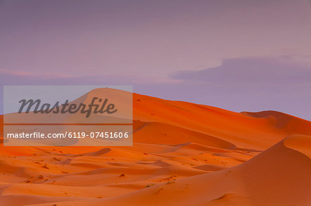 Sand dunes, Sahara Desert, Merzouga, Morocco, North Africa, Africa