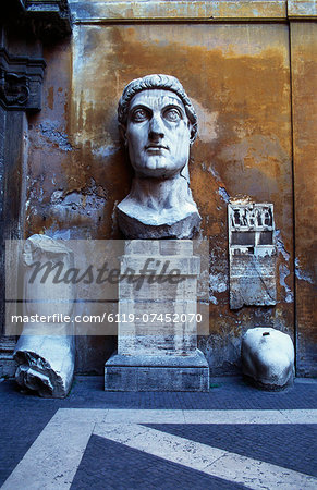 Incomplete Statue, Palace of the Conservatori, Rome, Italy