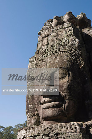 Bayon Temple, late 12th Century, Buddhist, Angkor Thom, Siem Reap, Cambodia