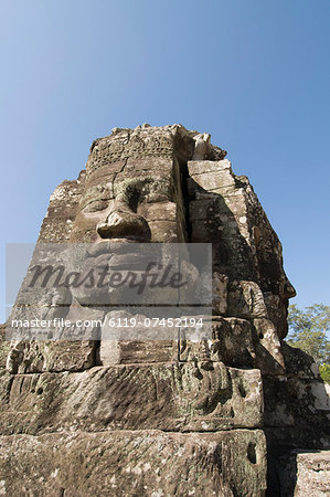 Bayon Temple, late 12th Century, Buddhist, Angkor Thom, Siem Reap, Cambodia