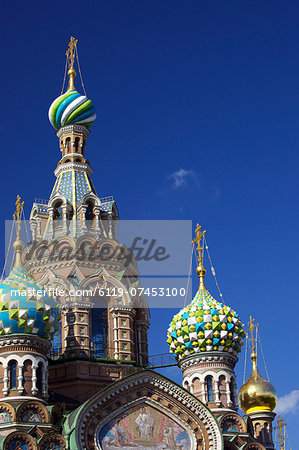 Church on Spilled Blood (Church of the Resurrection), UNESCO World Heritage Site, St. Petersburg, Russia, Europe