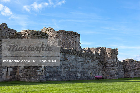 Beaumaris Castle, UNESCO World Heritage Site, Anglesey, Wales, United Kingdom, Europe