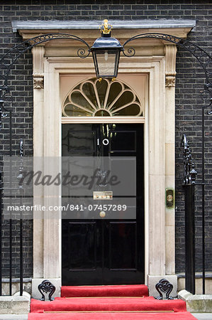 Number 10 Downing Street, official home of the British Prime Minister, London, United Kingdom