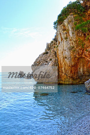 Beautiful coast of Zingaro Nature Reserve - Trapani, Sicily