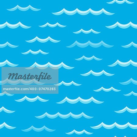 Waves theme seamless background 2 - eps10 vector illustration.