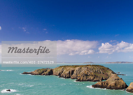 Coastal scene on the Channel Islands