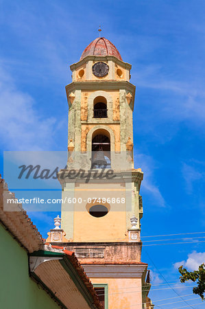 Close-up of Museo de la Lucha Contra Bandidos, Trinidad, Cuba, West Indies, Caribbean