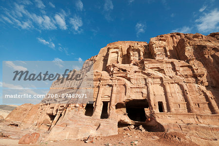 Ruins of Corinthian Tomb, Petra, Jordan