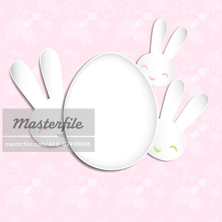 Springtime Easter holiday Background. Image contains a gradient mesh