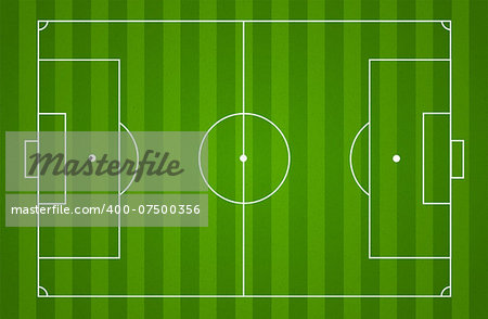 Background illustration of a soccer field