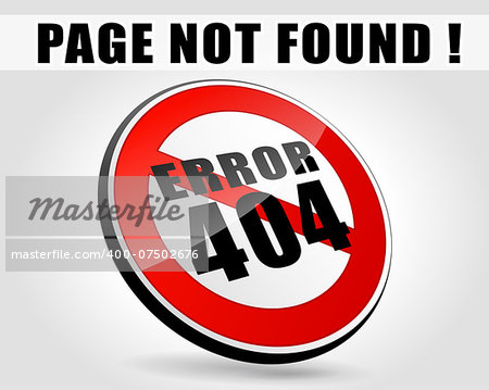 vector illustration of error 404 background design