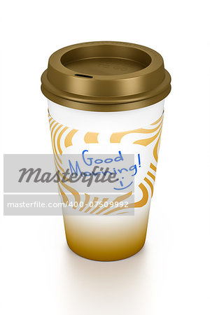 An image of a typical coffee to go cup