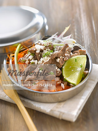 Thai-style thinly sliced beef