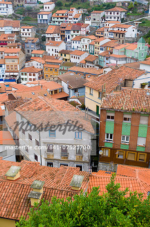 Fishing village of Cudillero in Asturias, Spain