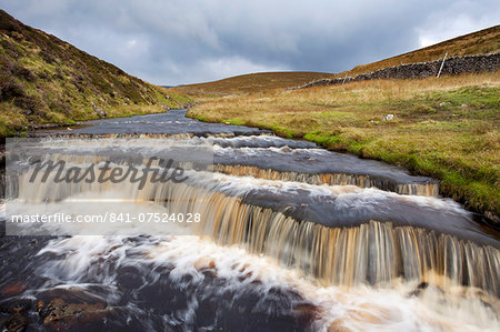 Waterfall in Hull Pot Beck, Horton in Ribblesdale, Yorkshire Dales, Yorkshire, England, United Kingdom, Europe