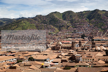 Rooftops and Mountains, Cuzco, Peru Rooftops and Mountains, Cuzco, Peru
