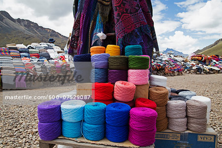 Roadside Weaving Vendor, Altiplano Region, Peru Roadside Weaving Vendor, Altiplano Region, Peru