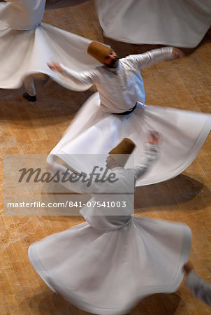 Whirling Dervishes at the Dervishes Festival, Konya, Central Anatolia, Turkey, Asia Minor, Eurasia