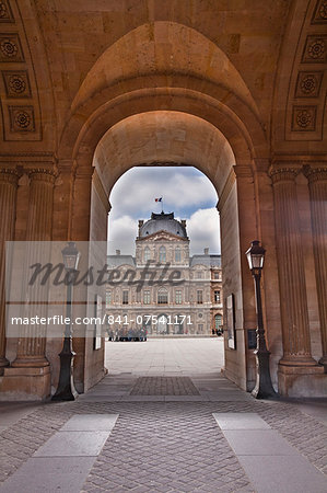 The Musee du Louvre in central Paris, France, Europe