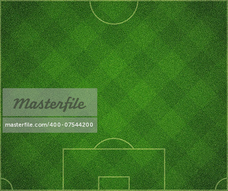 Green grass soccer field background