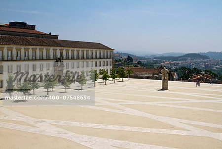 Courtyard of the old Royal Palace turned University of Coimbra
