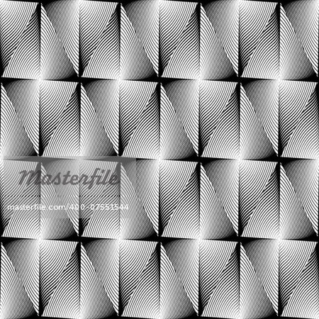 Design seamless diamond trellised pattern. Abstract geometric monochrome background. Speckled texture. Vector art. No gradient