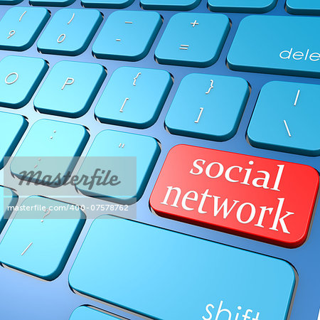 Social network keyboard