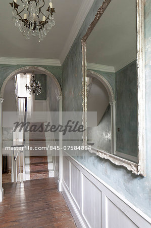 Hallway in boutique bed and breakfast, The Reading Rooms, Margate, Kent