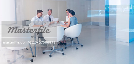 Business people meeting at conference table