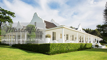 Luxury house with porch