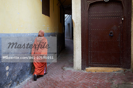 Narrow street in the Medina (Old City), Tangier (Tanger), Morocco, North Africa, Africa Narrow street in the Medina (Old City), Tangier (Tanger), Morocco, North Africa, Africa