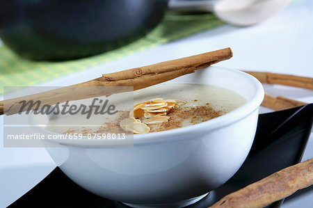 Almonds sweet soup